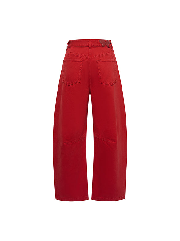 Red Denim Pants