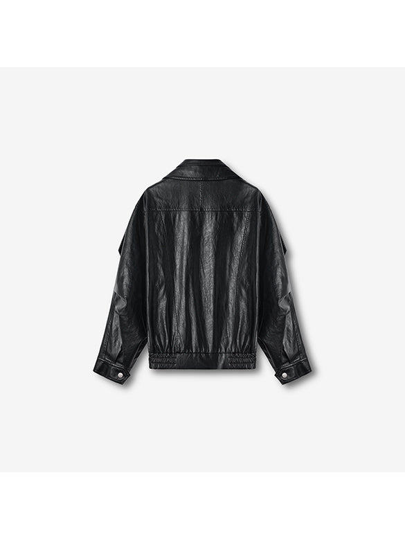 Fake Leather Riders Jacket