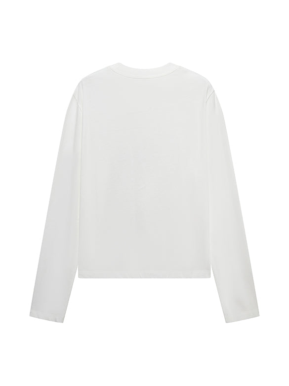 Cat Printed Long-sleeves T-shirt