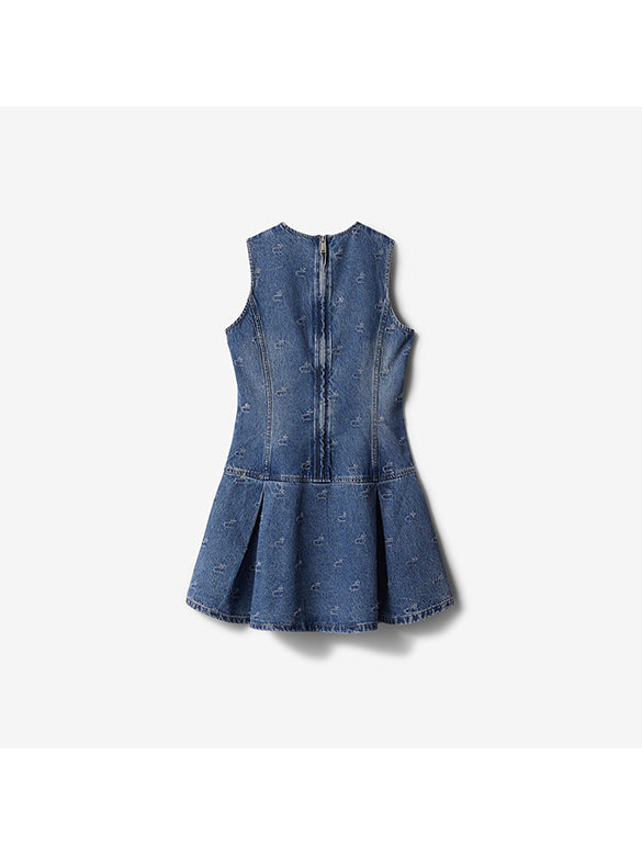 Monogram Denim Dress