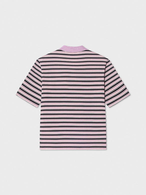 Stripe Polo Top