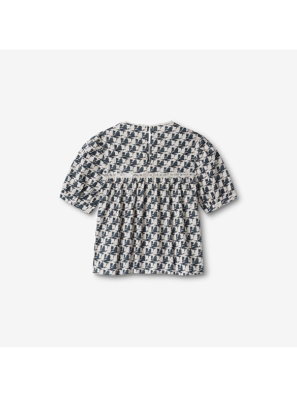 Monogram Printed Blouse