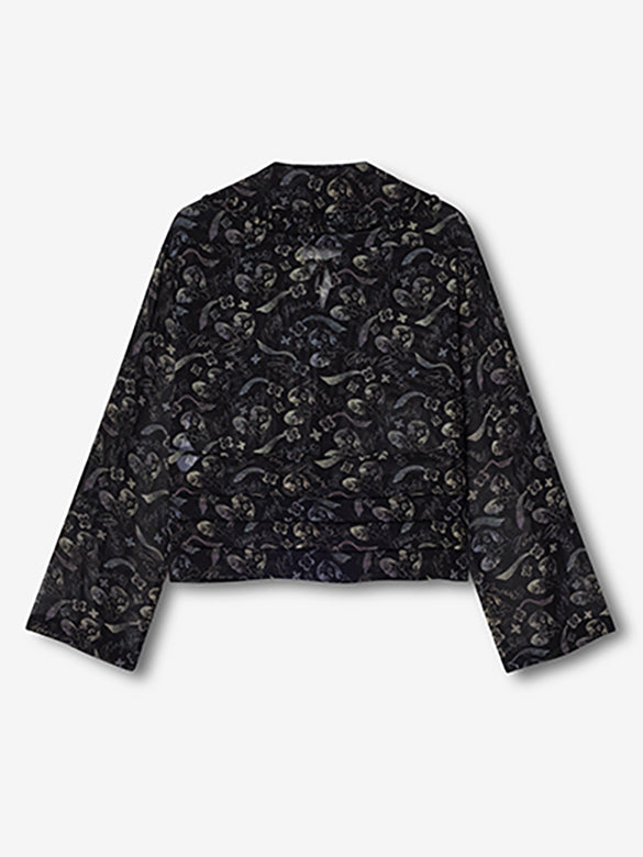 Printed Chiffon Blouse