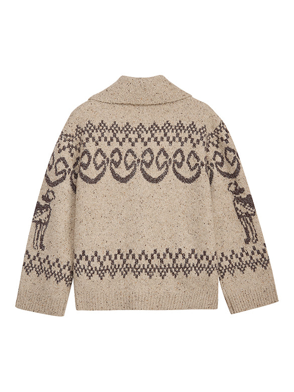 Pattern Knit Outer