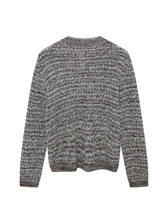 Marbled Color Knit Cardigan