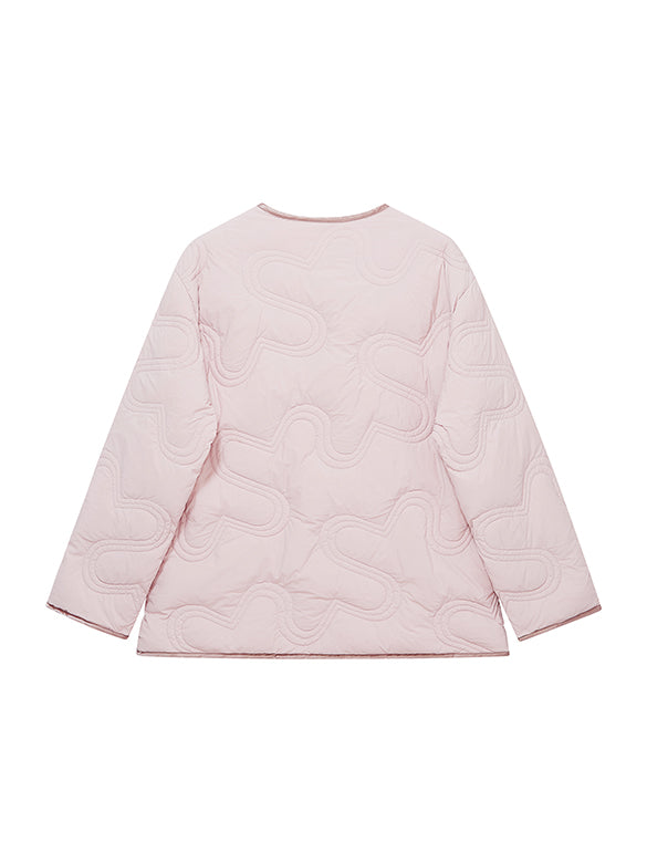 Monogram No-collar Down Jacket