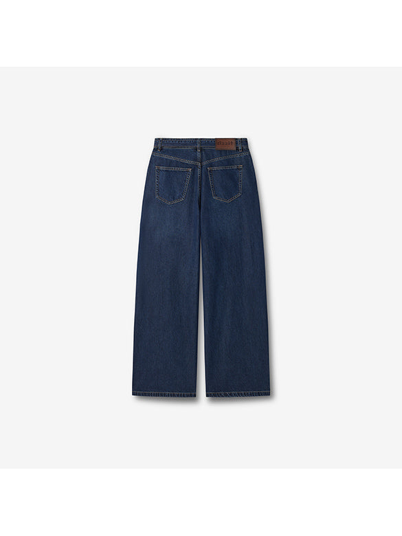 Belted Denin Pants