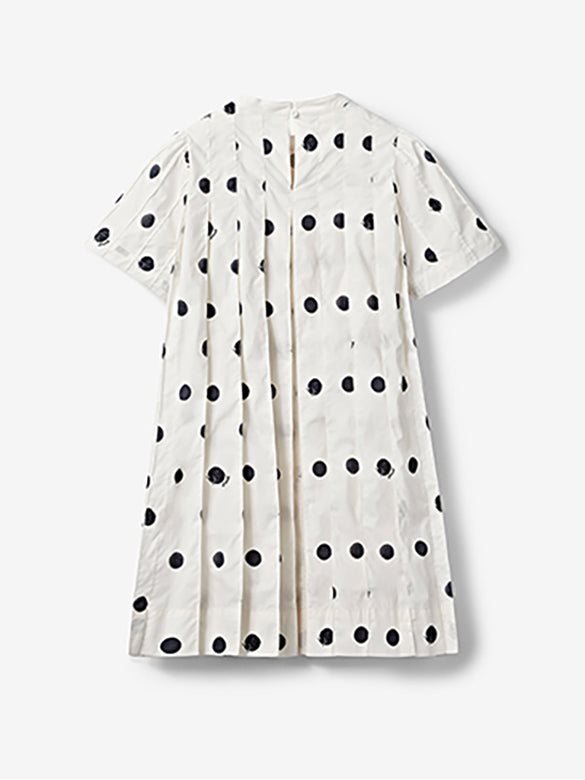 Polka Dot Pleats Dress