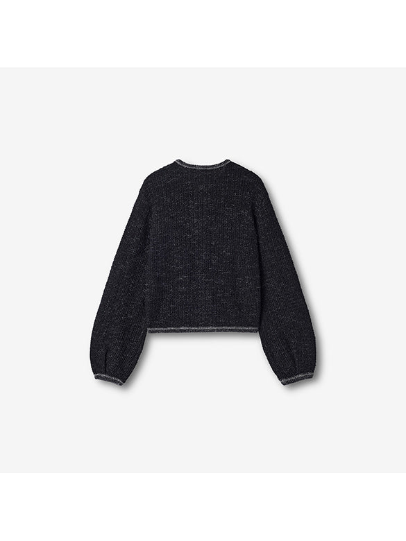 Like Tweed Knit Cardigan