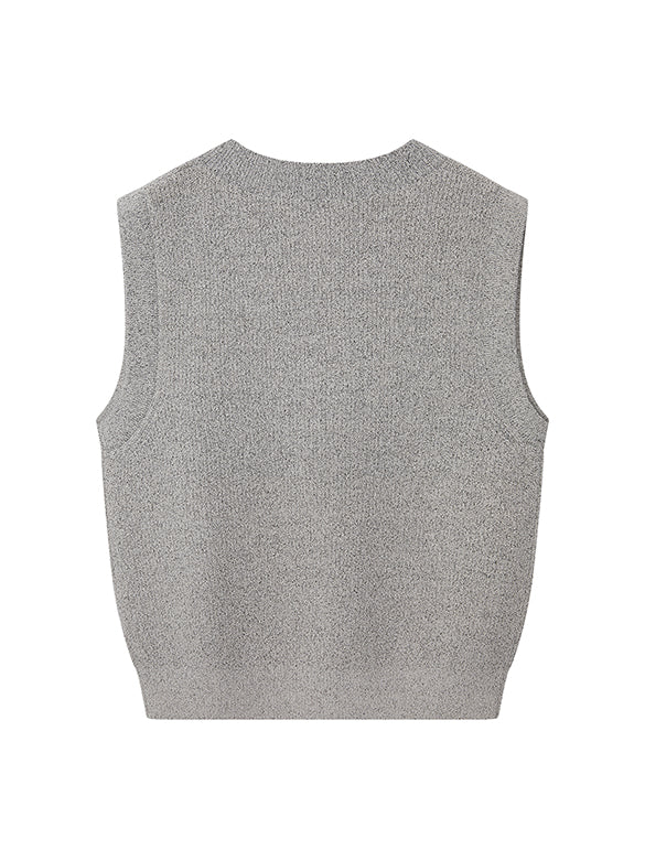 Horse Embroidery Knit Vest