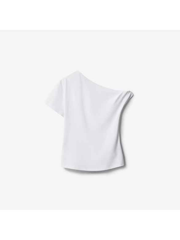 One-shoulder Design T-shirt