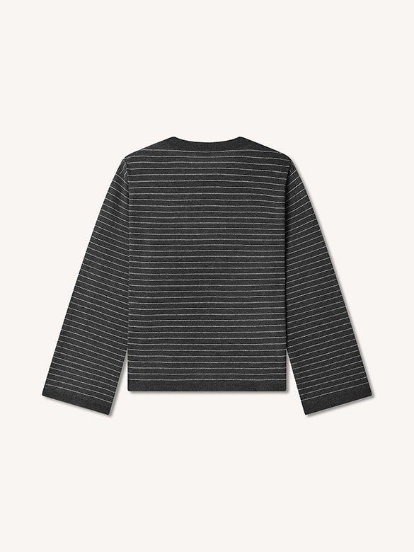 Character Design Stripe Long Sleeves T-shirt