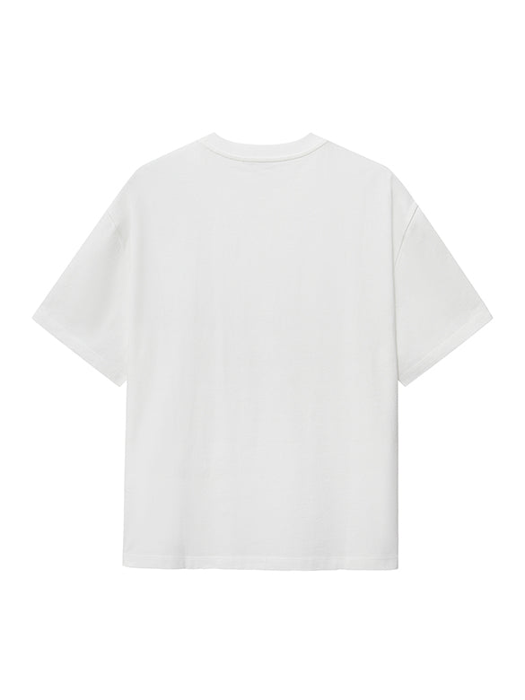 Butterfly Printed & Beads T-shirt