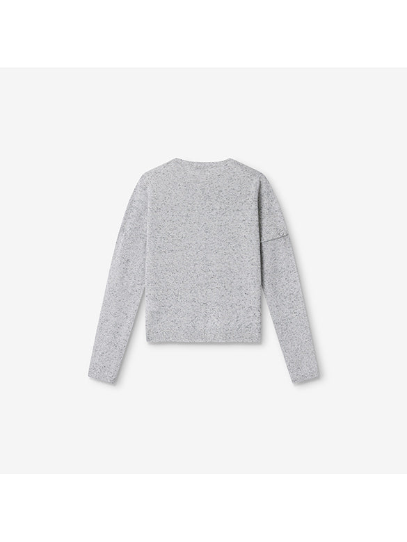 Button Sleeves Knit Cardigan