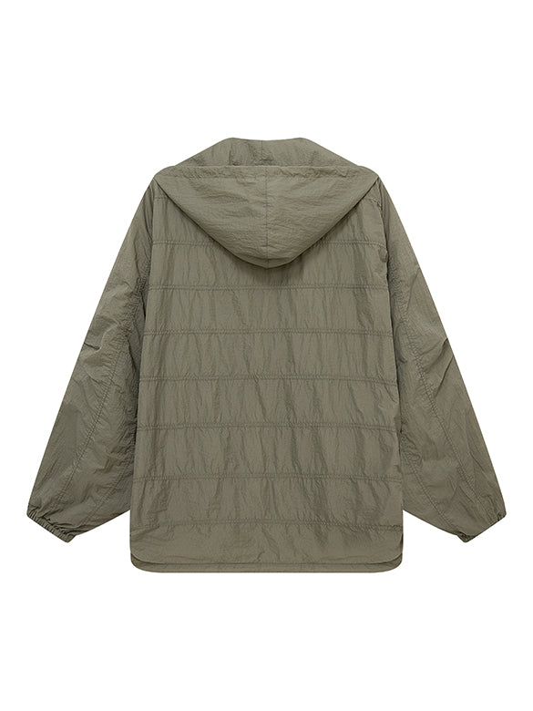 Nylon Design hoodie Blouson