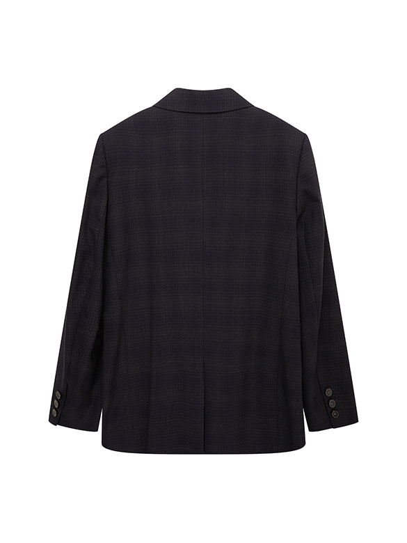 Plaid Pattern Jacket