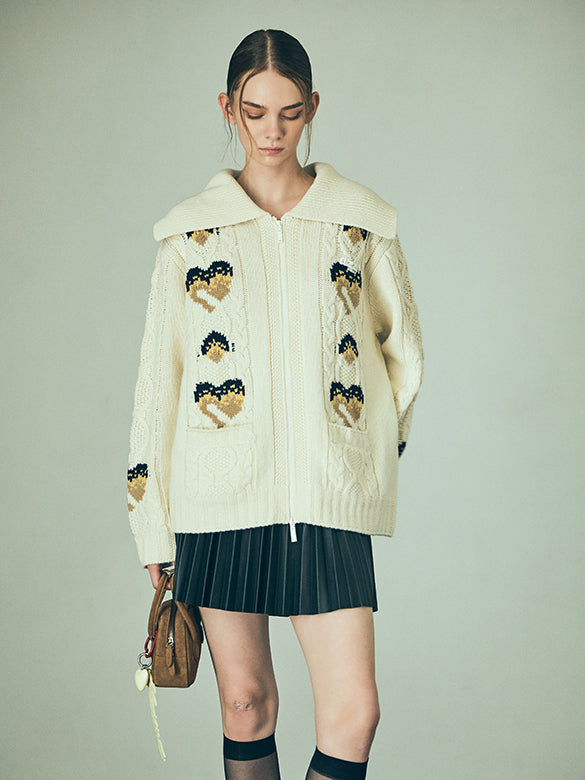 Fake Leather Pleats Skirt