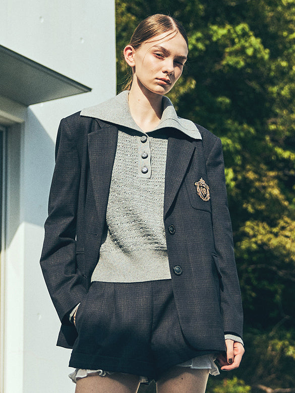 Plaid Pattern Jacket