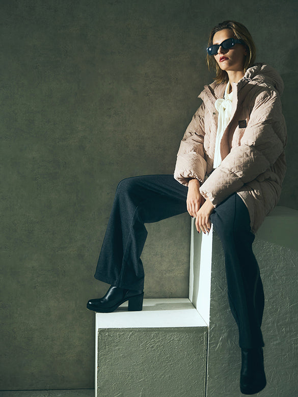 Monogram Pattern Down Coat