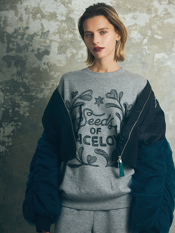 Embroidery Design Sweatshirt