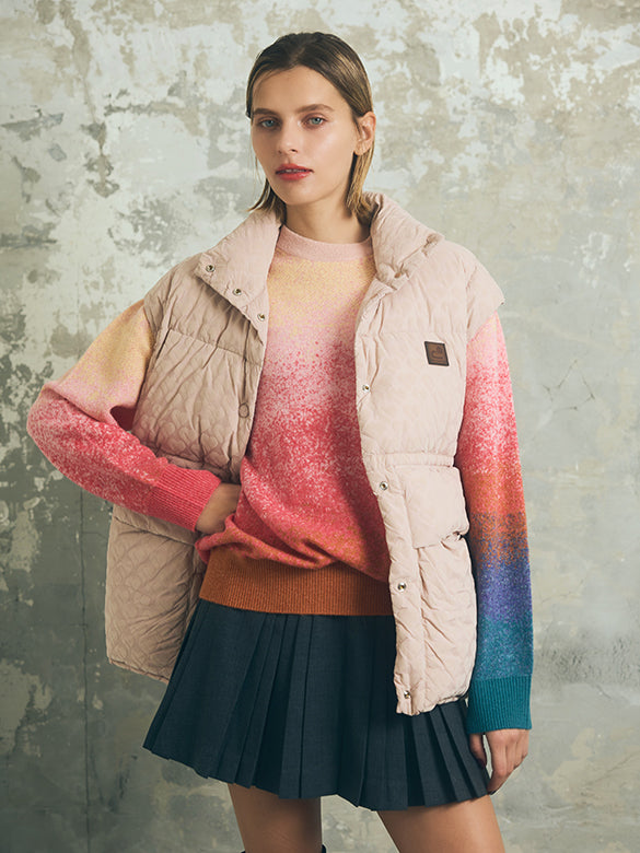 Monogram Pattern Down Vest