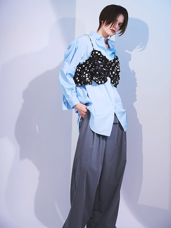 Layered Design Slacks Pants
