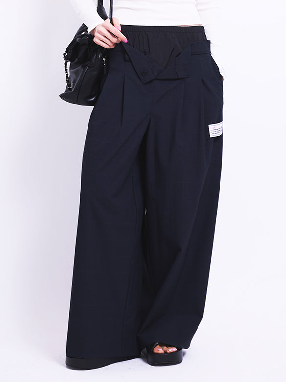 Layered Design Slacks Pants