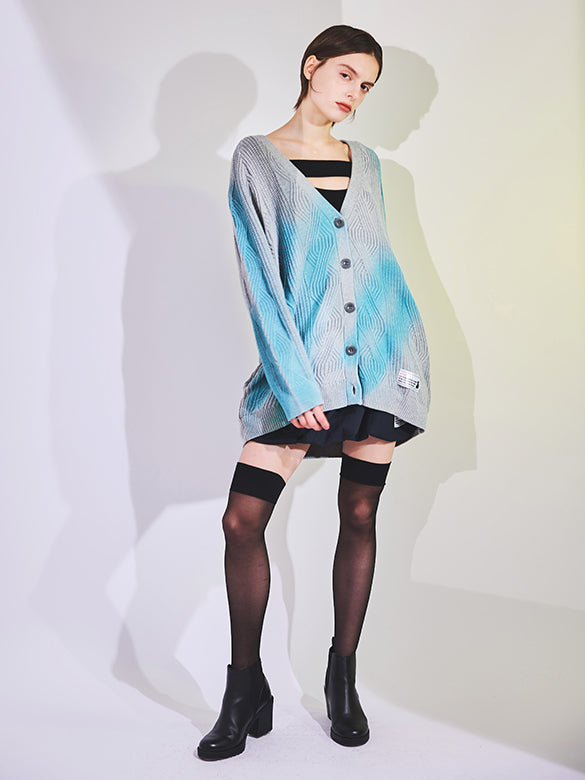 Off-shoulder Cut-out Design Knit Top