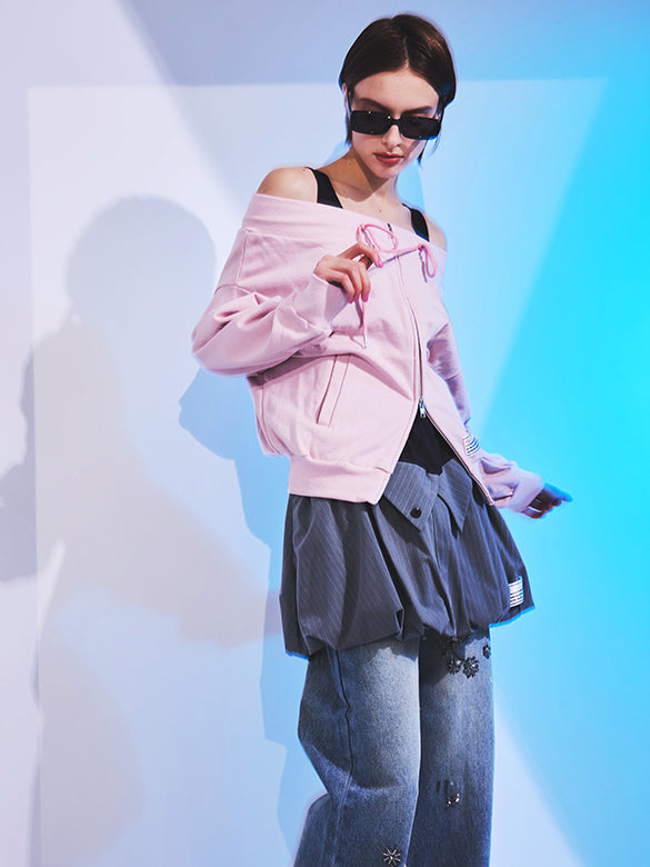 Layered Design Balloon Skirt