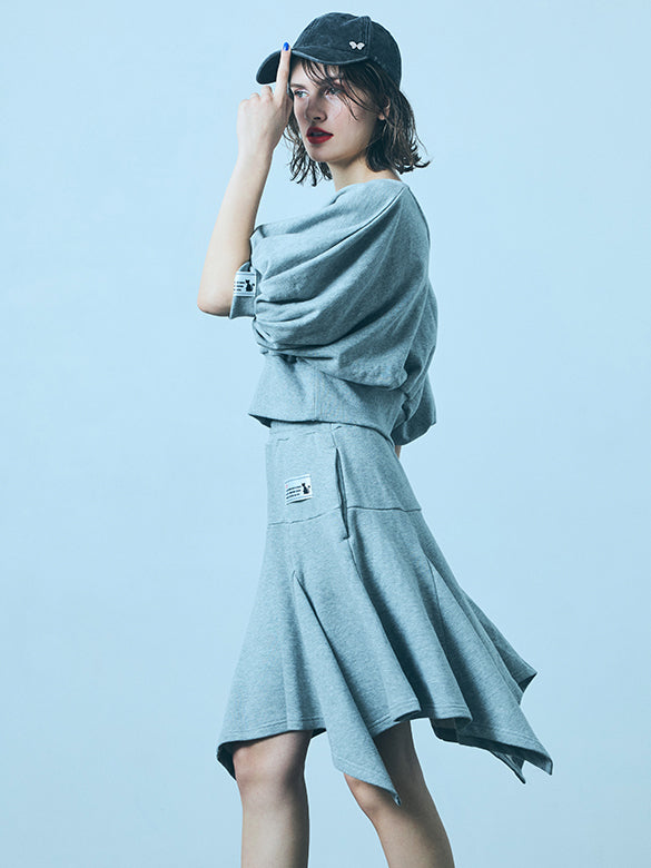 Frill Sweat Skirt
