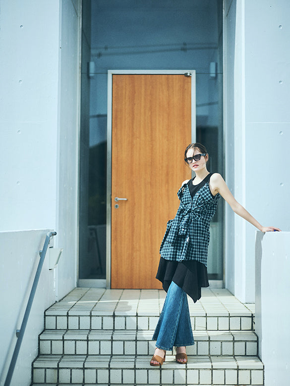 Flare Denim Pants
