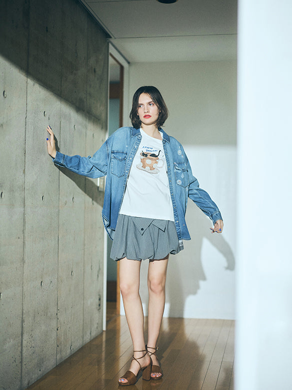 Seal Style Denim Shirt