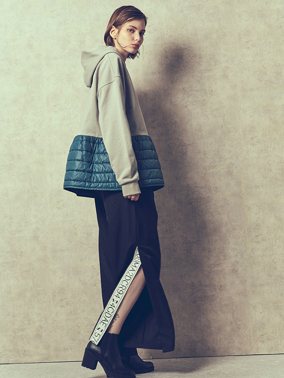 Tape Slit Slacks Pants
