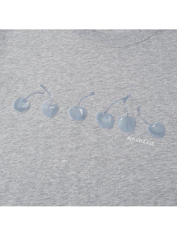 Cherry Printed Short T-shirt