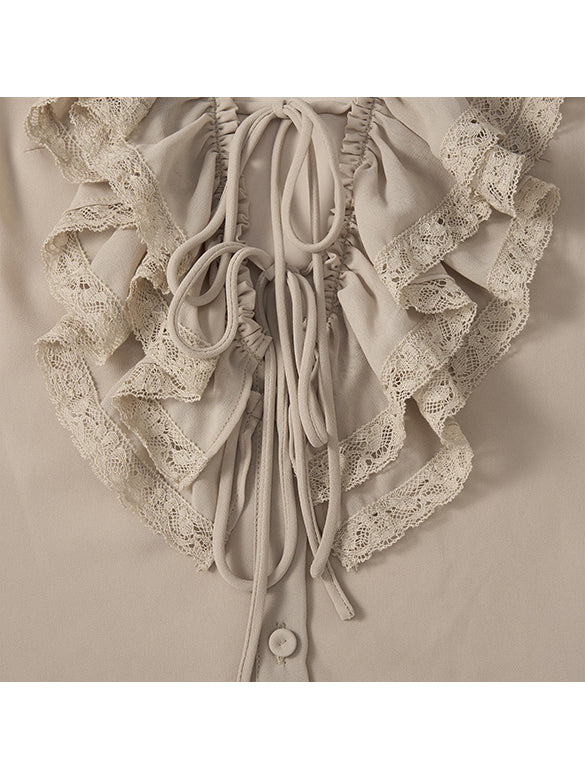 Frill Chiffon Blouse