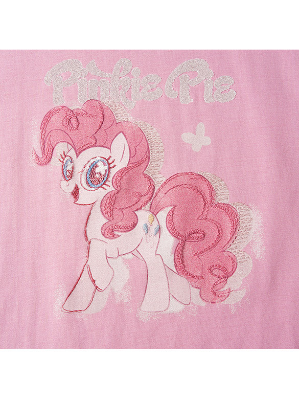 Printed Embroidery Sequins T-shirt