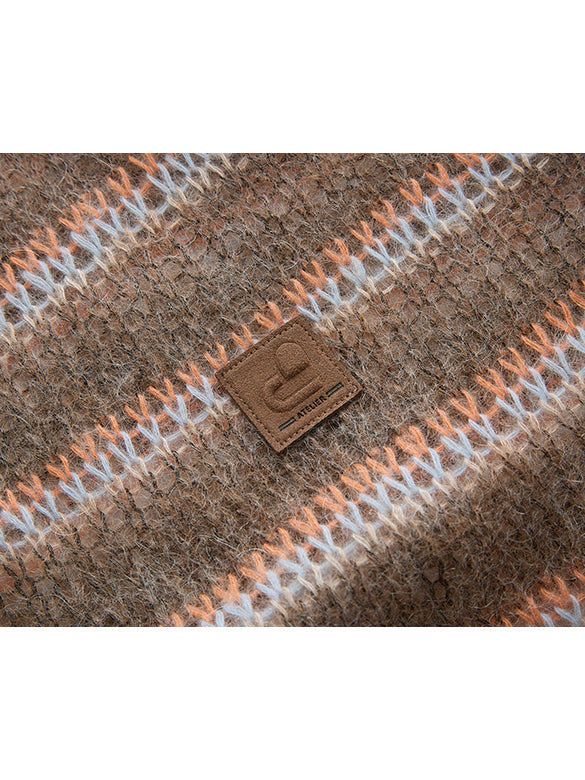 Mohair Stripe Knit Top