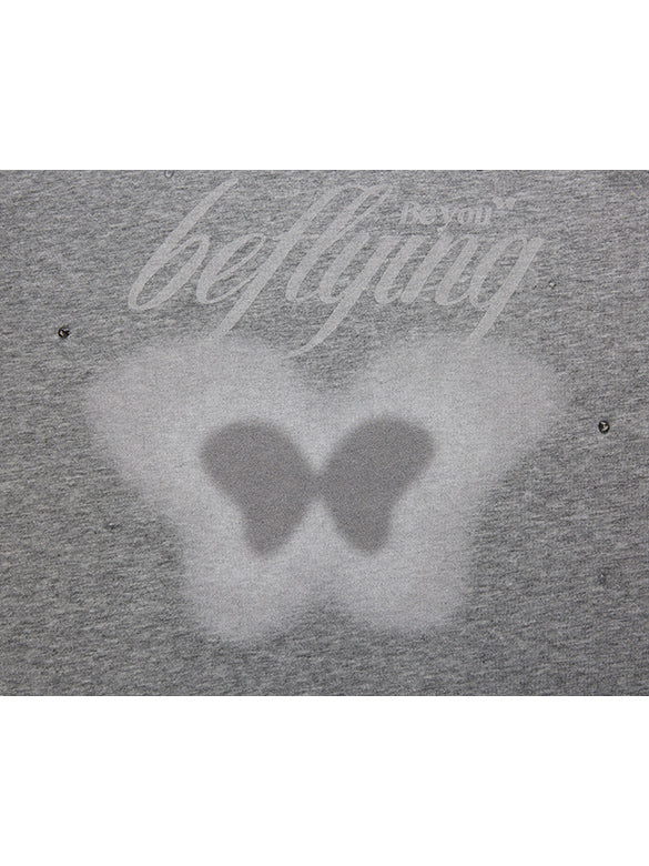 Butterfly Design Long Sleeves T-shirt