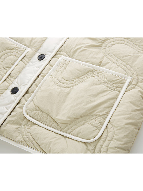 Monogram No-collar Down Jacket