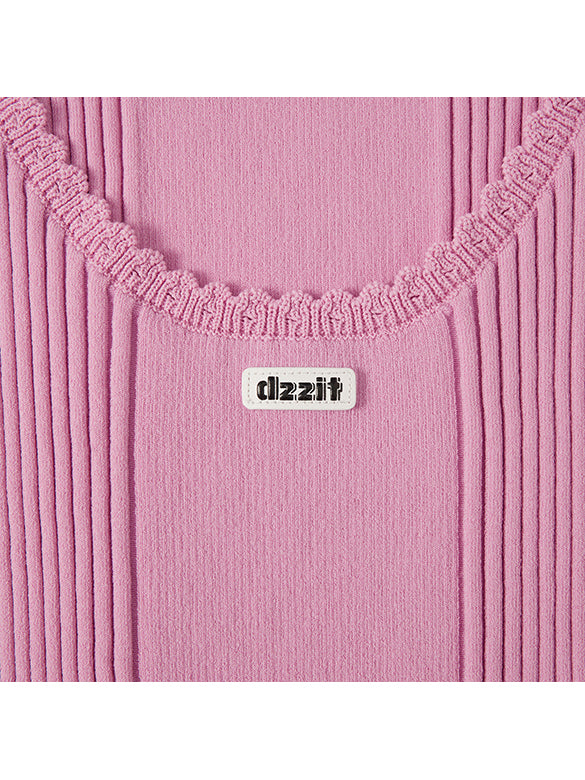 Color Knit Tank Top
