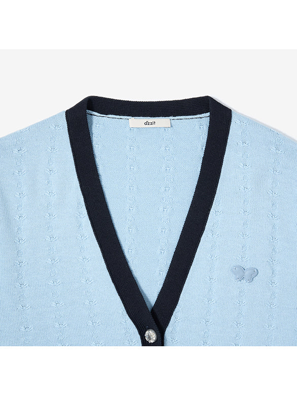 Piping Ensemble Knit Top