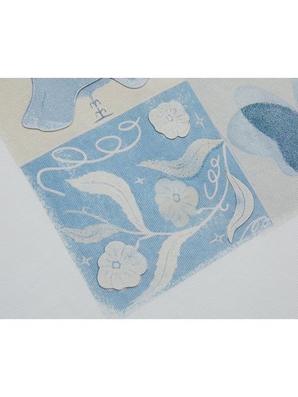 Printed Beads Sweatshirt