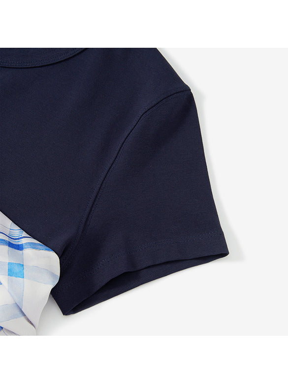 Scarf Combination T-shirt