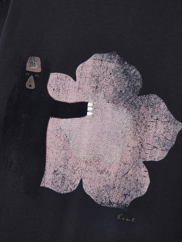 Euan Roberts Collaboration Printed Embroidery T-shirt