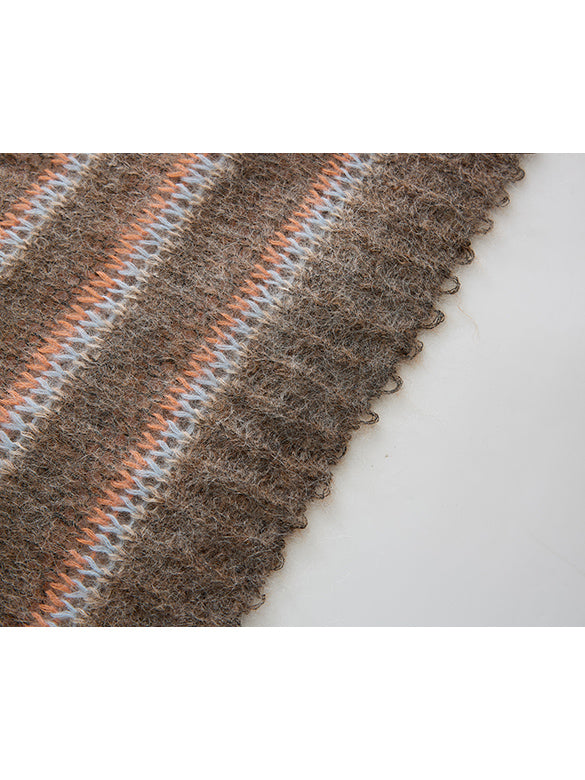 Mohair Stripe Knit Top