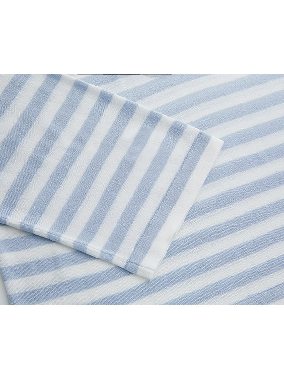 Printed Beads Stripe Knit