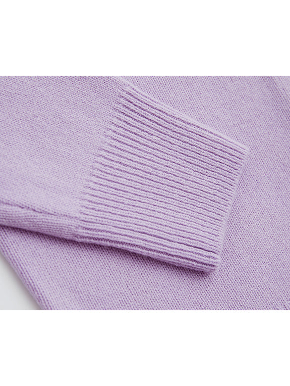 Cat Embroidery Knit Cardigan