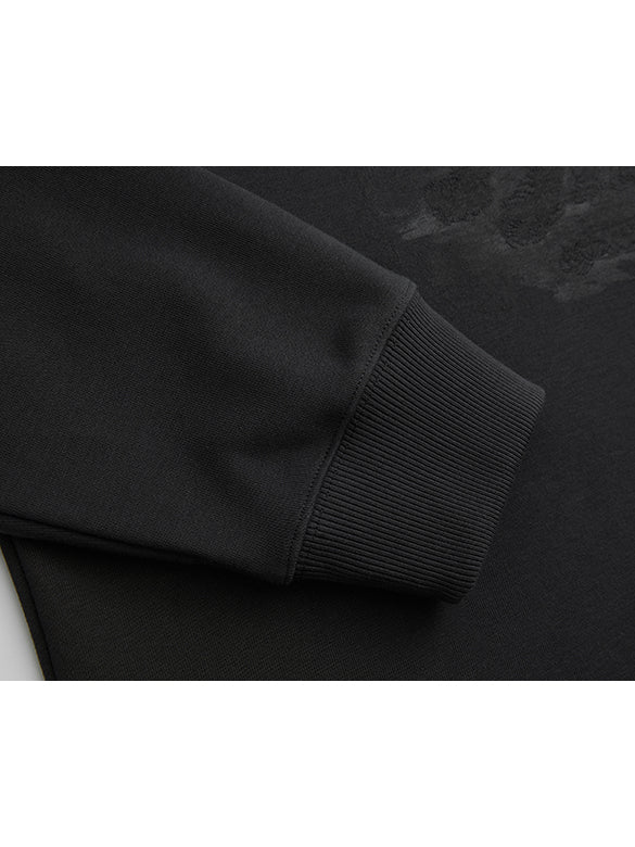 Cat Printed Embroidery Sweatshirt