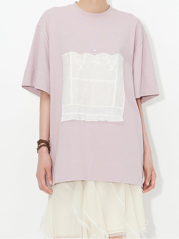 Mixed Material T-shirt