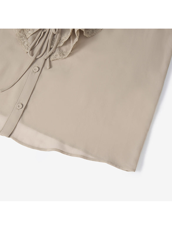 Frill Chiffon Blouse